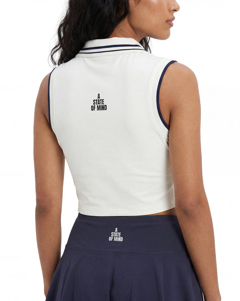 Collared Tank Top