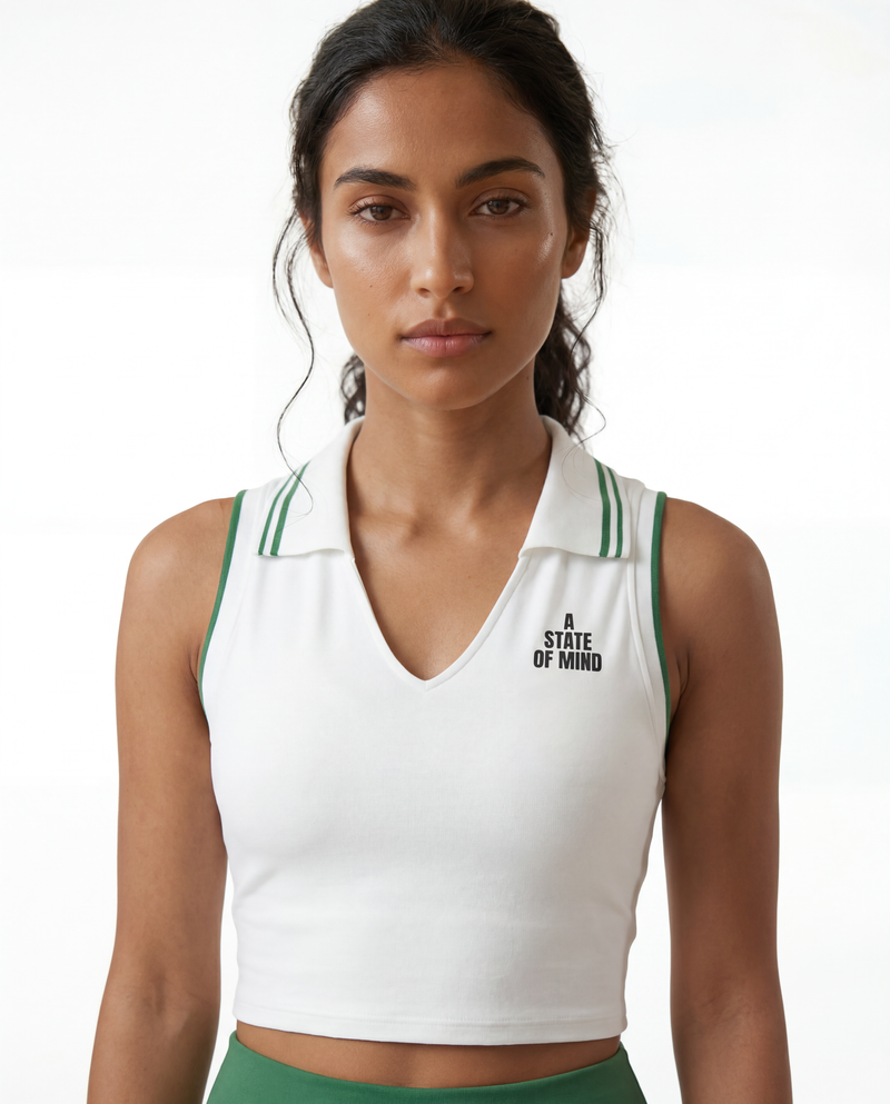 Collared Tank Top