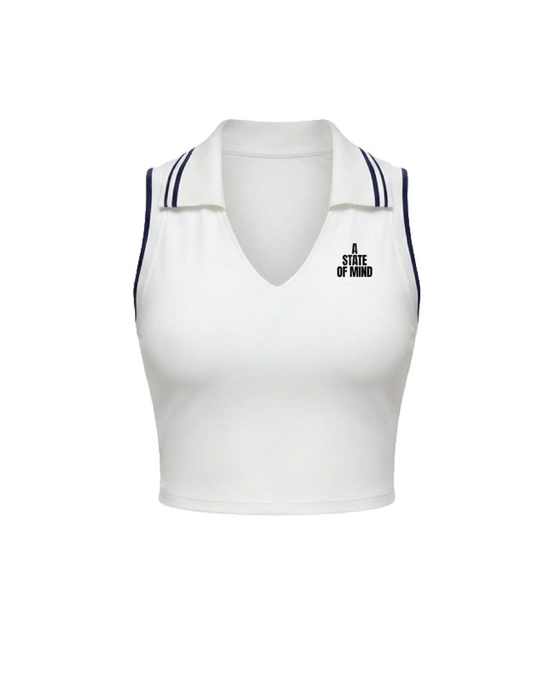 Collared Tank Top