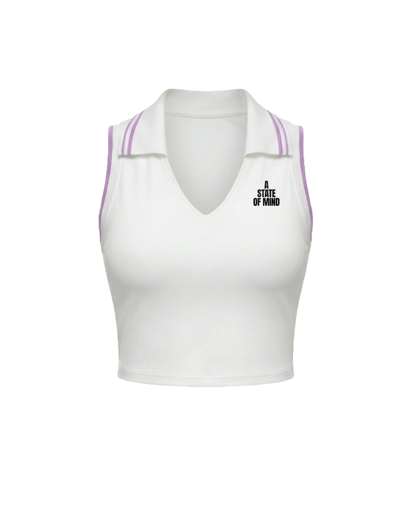 Collared Tank Top